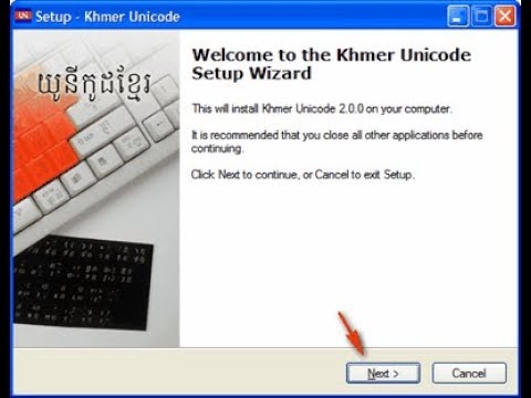 how to install khmer unicode on windows 7